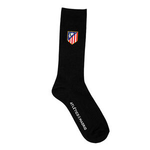 Calcetines Escudo Bordado Negros